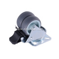 50mm twin wheel swivel caster with lock